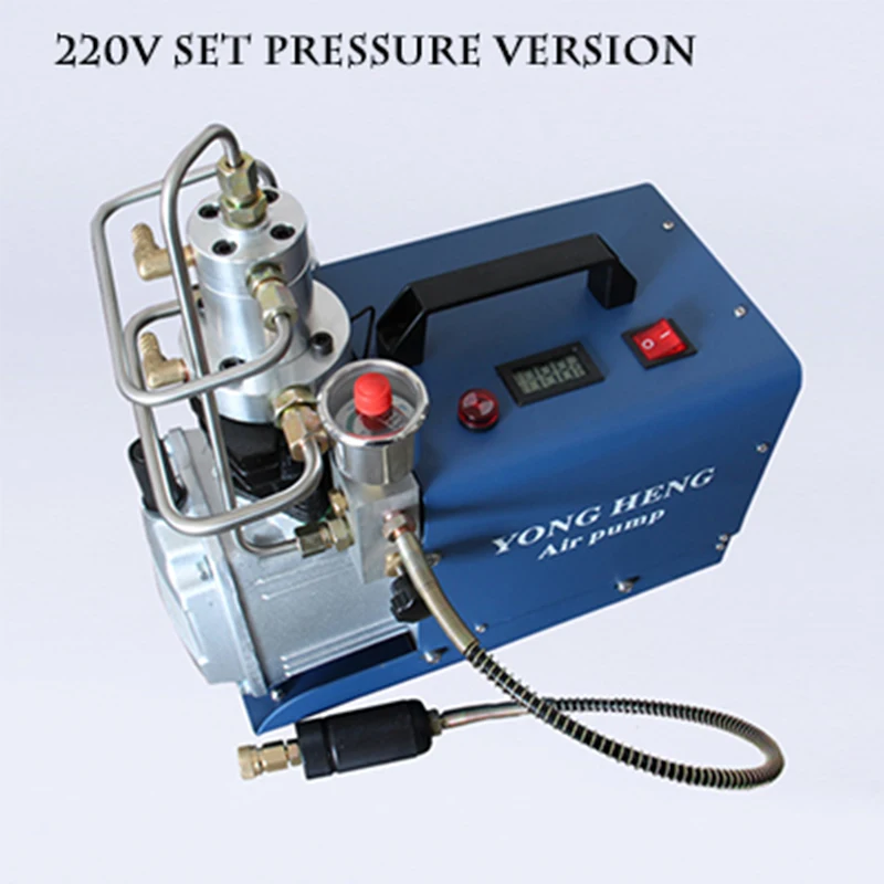 

110v/220v 300BAR 30MPA 4500PSI High Pressure Air Pump Electric Air Compressor for Pneumatic Airgun Scuba Rifle PCP Inflator