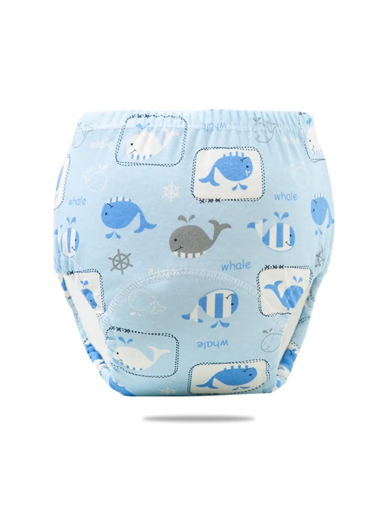 Baby Diapers Reusable Nappies Cloth Diaper Nappy Washable Toddler Girl Boys Waterproof Cotton Training Pants Underwear