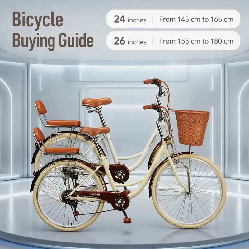 Permanent Commuter Bike for Ladies and Adult College Students Lightweight Women's Variable Speed Bicycle
