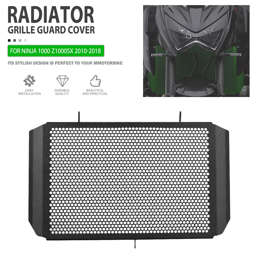 

Radiator Guard For Kawasaki ninja 1000 Z1000SX 2010 2011 2012 2013 -2018 Motorcycle Radiator Grille Cover Protector Accessories