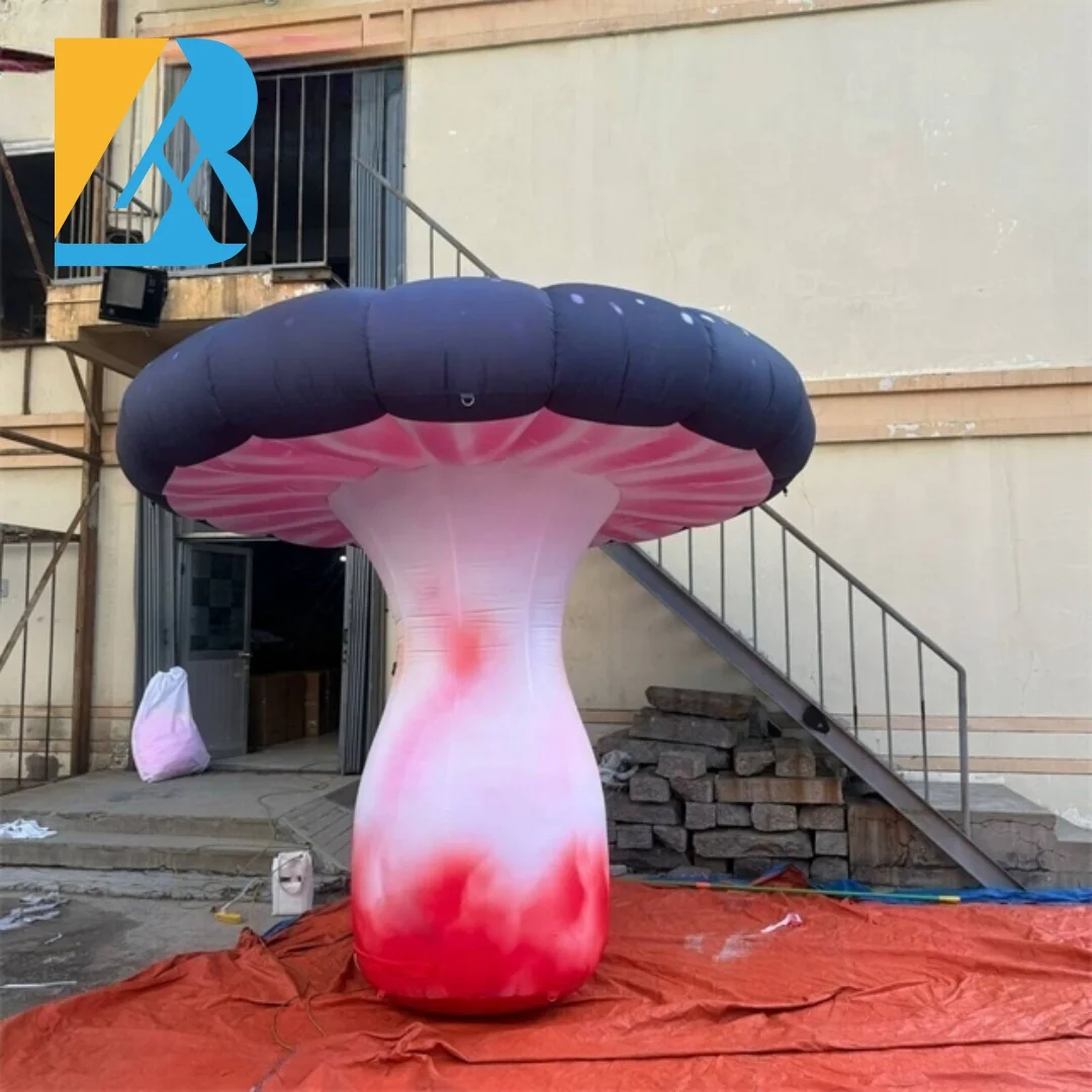 

Personalized Large Pop up Inflatable Mushroom for Stage Decoration Services Toys