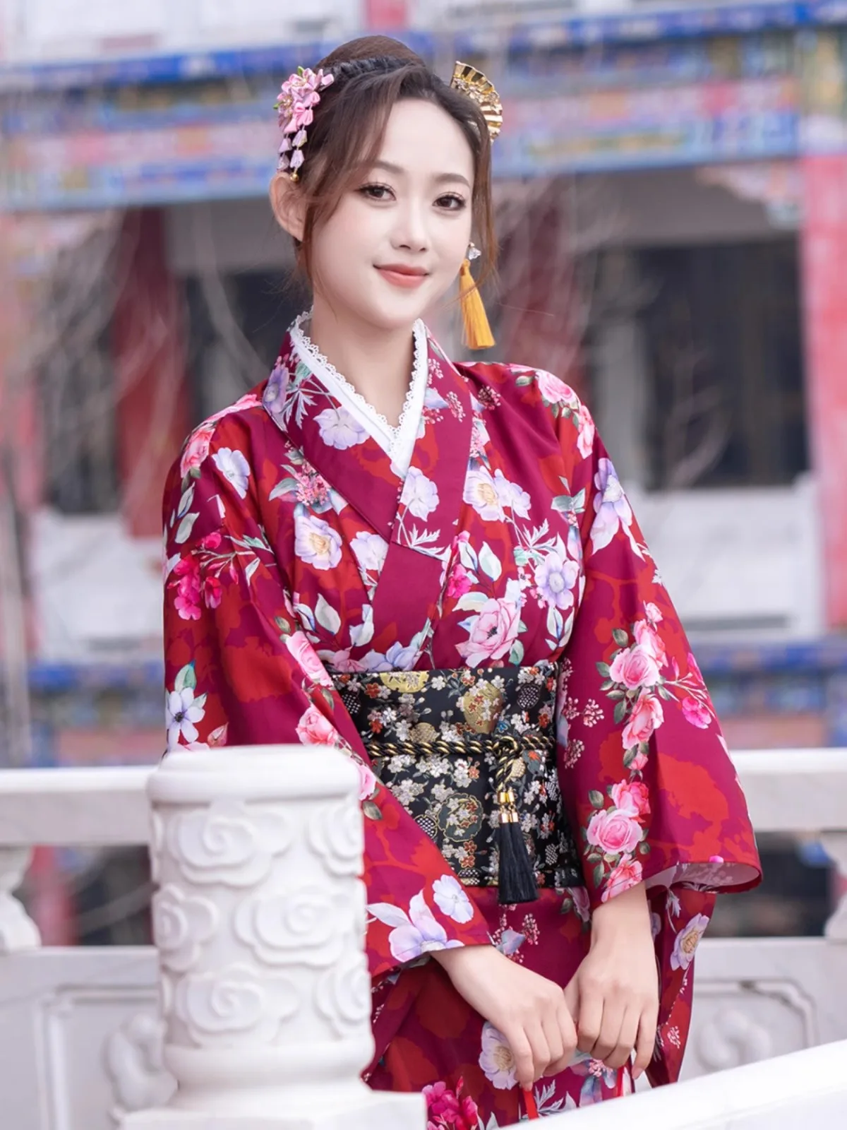 kimono-traditionnel-japonais-pour-femmes-couleur-rouge-imprimes-floraux-yukata-modifiee-costume-de-cosplay-robe-de-photographie