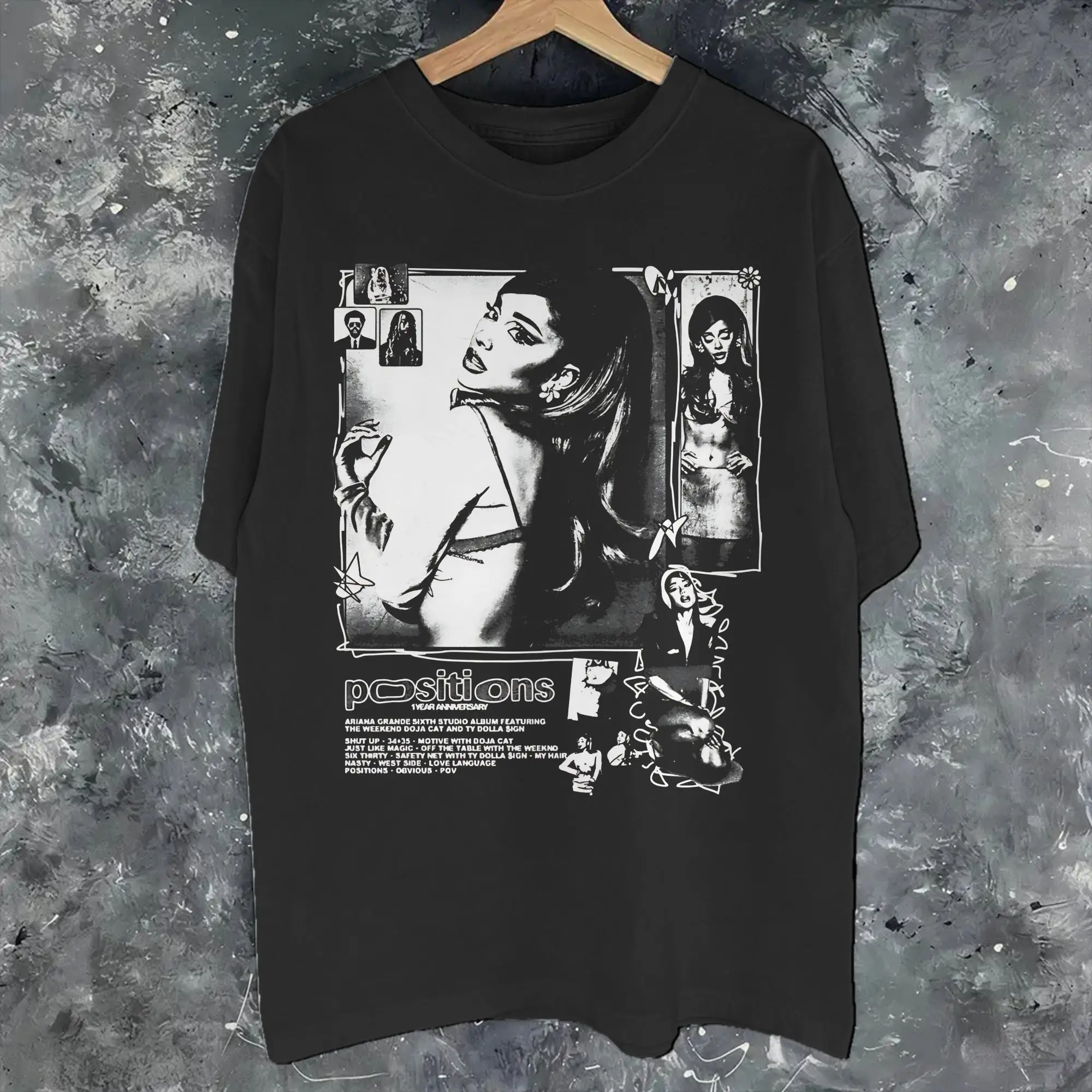 Men Women Graphic Print Arianas Grandes The Eternal Sunshine Tour 2026 T Shirt Tee Cotton  T-shirts Clothing