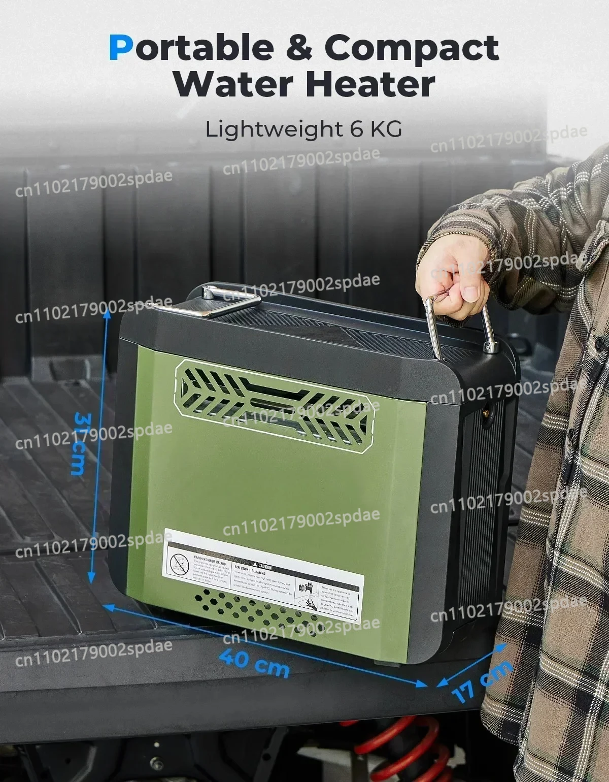 Water Heater Portable Shower B - огляд і ціна Outdoor Hunting Heater