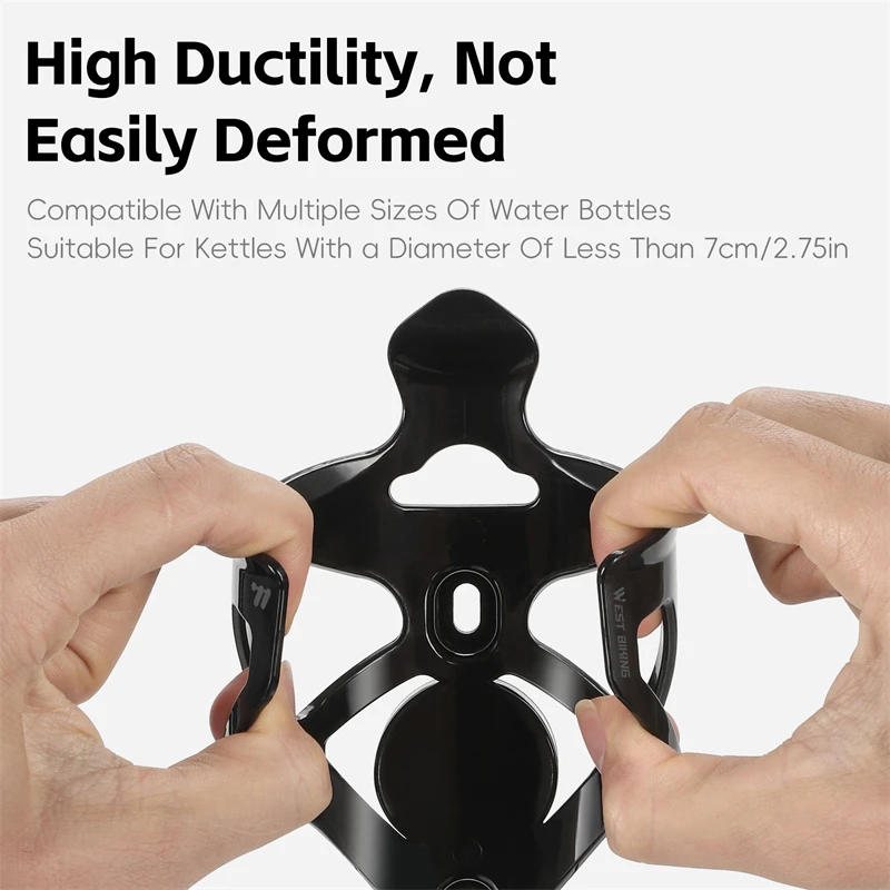 WEST BIKING Bicycle Water Bottle Rack Road Bike Airtag Positioning Anti-Theft Bottle Rack Mountain Bike Cycling Water Cup Rack