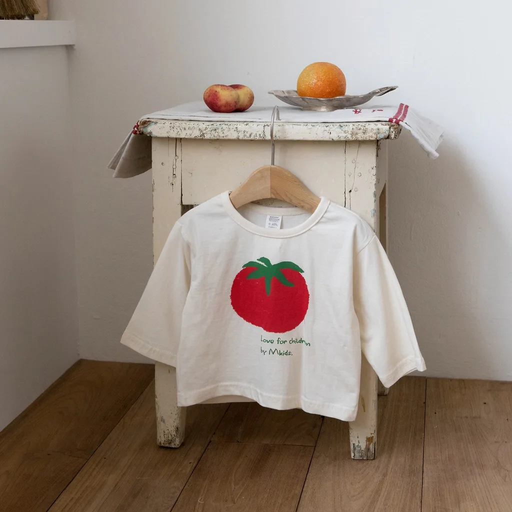 2026 Autumn New Baby Long Sleeve T Shirts Girls Cartoon Print Bottoming Shirts Cotton Toddler Boys Casual Tee Infant Clothes