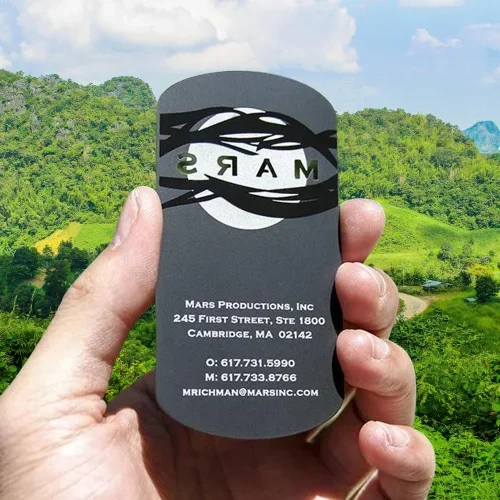 

Customized Cheap Metal 304 Stainless Steel Laser Cut Black Visiting Card Nfc Business Metal Blank Card