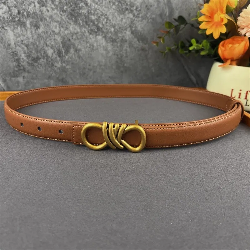 Women's Vintage Gold Buckle Genuine Leather Corset Female Cummerbund Coat Waistband Dress Decration Wide Belt  J1644