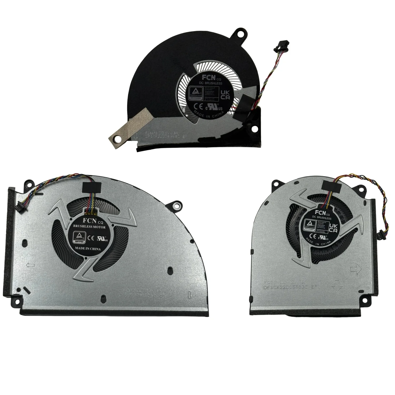 New Laptop CPU + GPU + Hard Disk Cooling Fan for ASUS G814J G814JI G814JV G814JU G814JZ G814JVR G814JIR G814JZR G834J(3 PCS Fan)