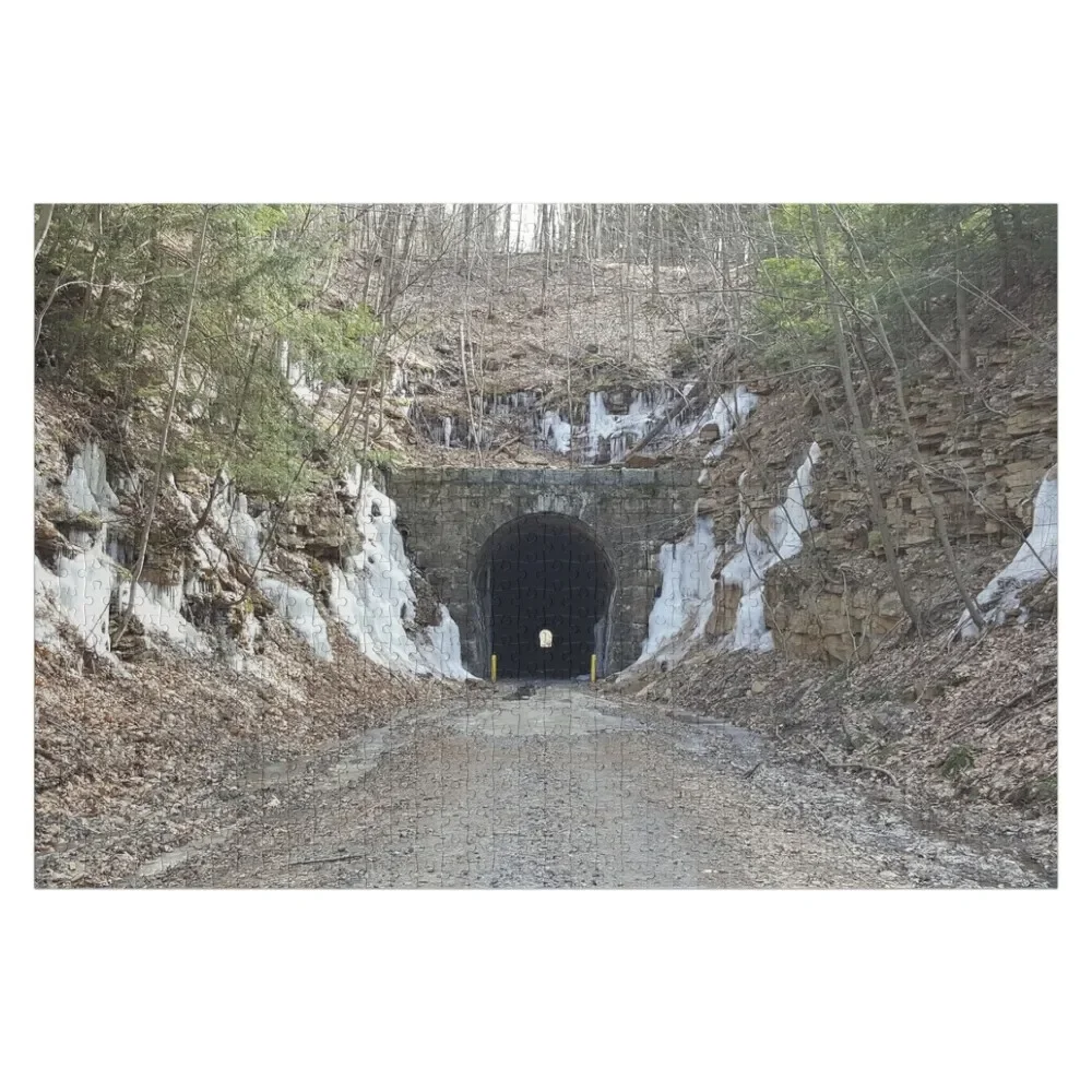 

Peale Tunnel Winter Scene Jigsaw Puzzle Picture Customized Photo Puzzle