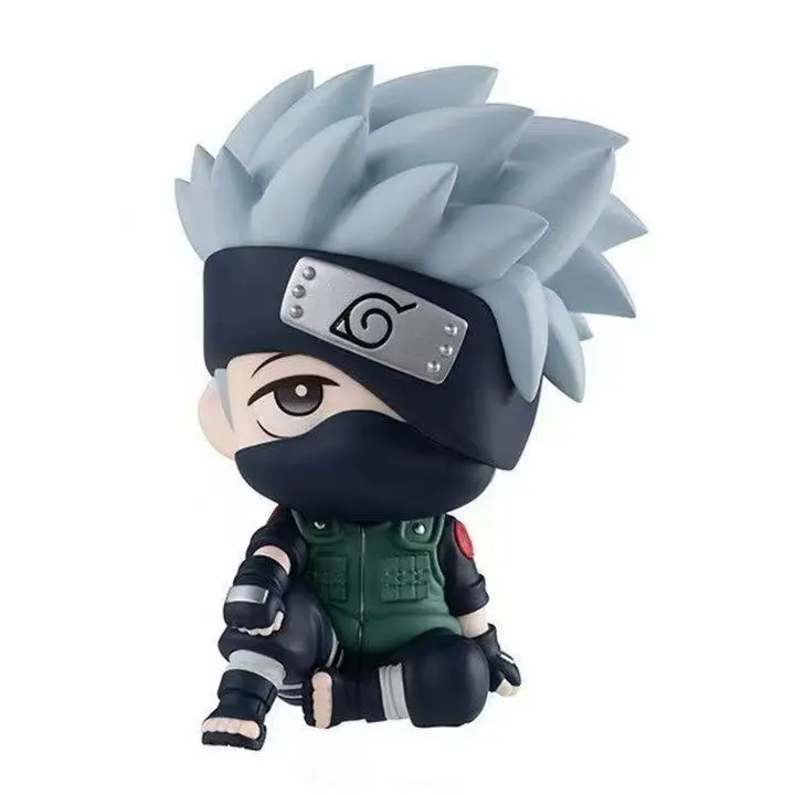 NARUTO cartoon cute figurine model kawaii 2D chibi doll car decoration office desktop display toy anime merchandise wholesale - view 6