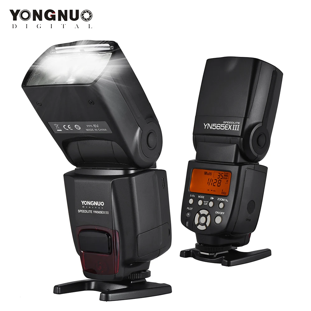 

YONGNUO YN565EX III TTL Flash Speedlite for Nikon D7500 D7200 D7100 D5600 Cannon 500D 550D 600D DSLR Camera