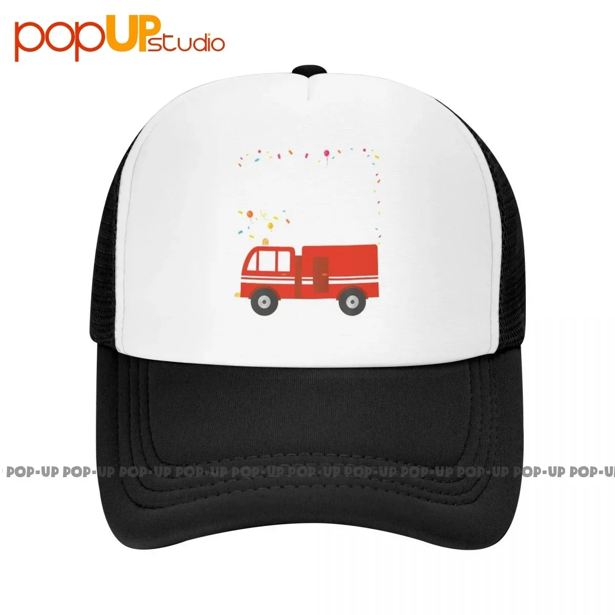 Kids Fire Truck 2Nd Birthday Boy 2 Year Old Firefighter Baseball Cap Trucker Hats Breathable Splicing