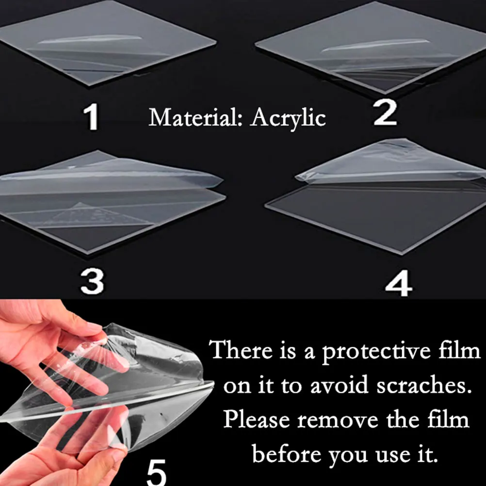 

Acrylic Board Isolation Plate Anti Spray Desk Baffle Prevention Baffles Smooth School Canteen Office Eating Table