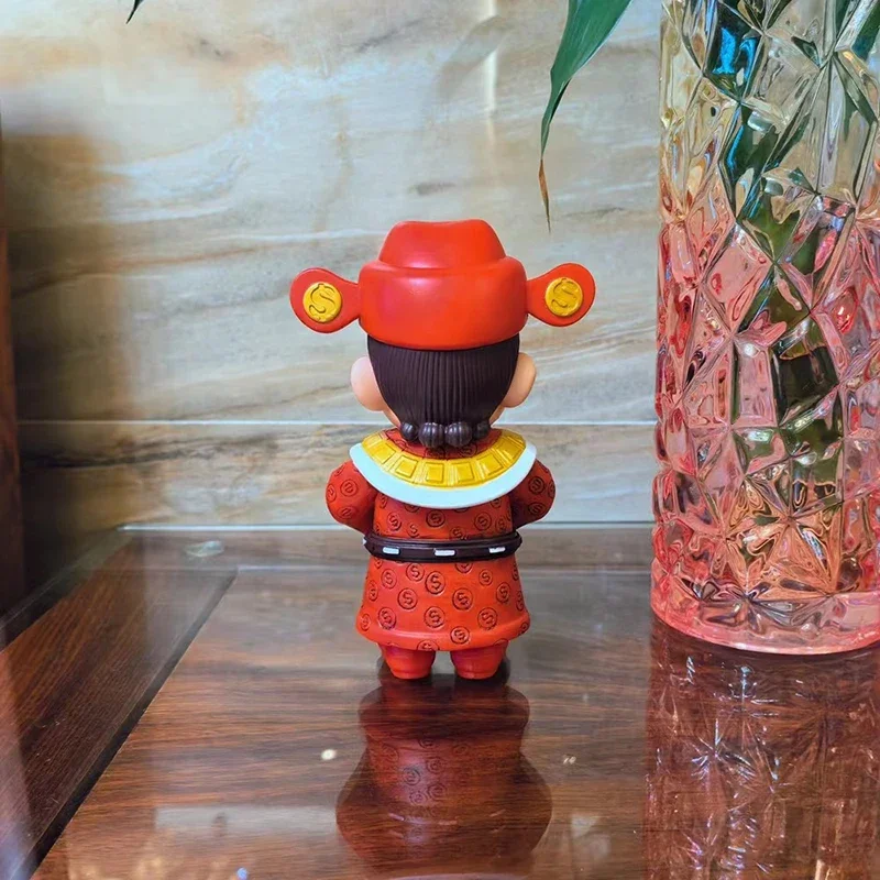 Figurine de Jeu de Dessin Animé Mario le Dieu de la Richesse, Modèle de Collection en PVC, Jouet d'Ornement, Cadeau d'Anniversaire pour Enfant, Nouvelle Collection