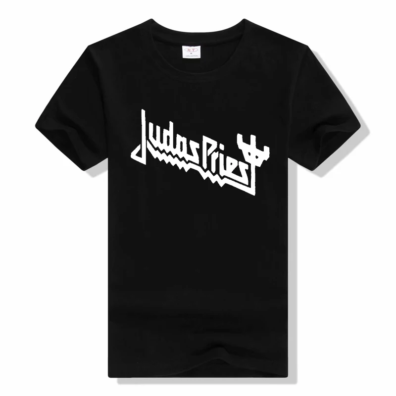 Judas Priest Printed T-Shirt Music Band Streetwear Men Cotton Tshirt Heavy Metal T Shirt Sports Tops Short Sleeve t shirt