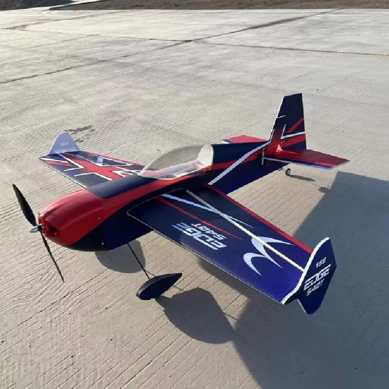 Zukünftiges Modell 15e 38" Edge540t Pp Material Flugzeugmodell Elektrisches 3D-Stunt-Flugzeug mit festem Flügel V4 Weihnachtsgeschenk