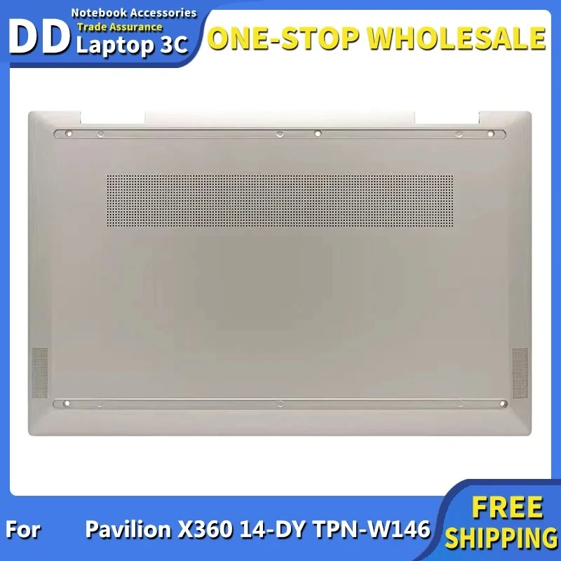 

Original New For Pavilion X360 14-DY TPN-W146 Series Laptop Bottom Base Lower Cover Housing Case Gold Replacement M45017-001