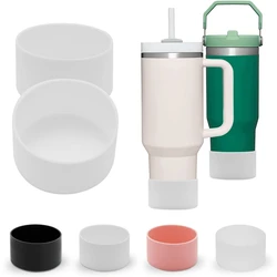 1/2PC 7.5cm Silicone Cup Boot Bottom Anti-slip Protective Sleeve Cover For Stanley 40oz Tumbler Thermos Cup 30oz Water Bottle