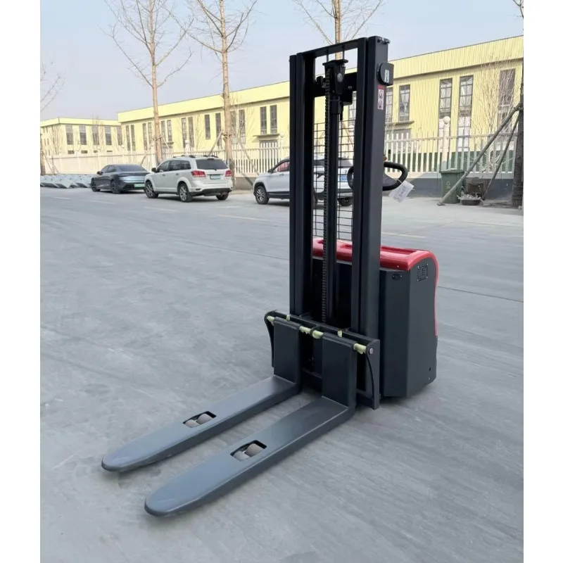 Compact Electric Stacker with High Lift Capacity and Easy Operation for Tight Warehouse Spaces and Pallet Handling