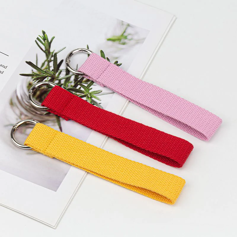 Thick Key Lanyard 2.5cm Wide Webbing Cloth Key Rope Black Pink Man Woman Anti-lost Key Chain for Car Key ID Card Phone