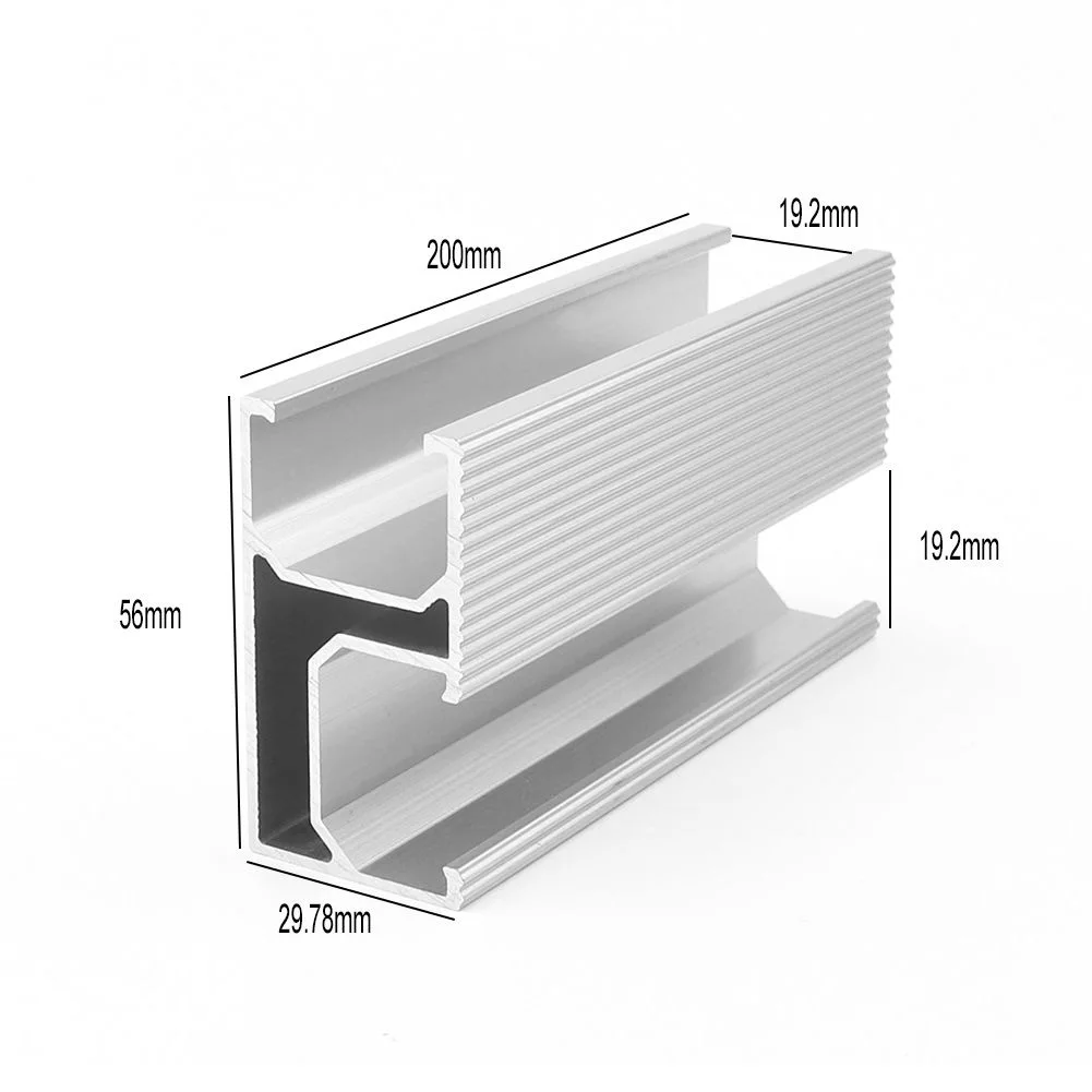 Pv Solar Roof Mounting Set 180*166*50mm Bracket Rail Roof Hook 35-50MM Thick Rail 200mm Length Adjustable PhotovoltaMiddle Clip