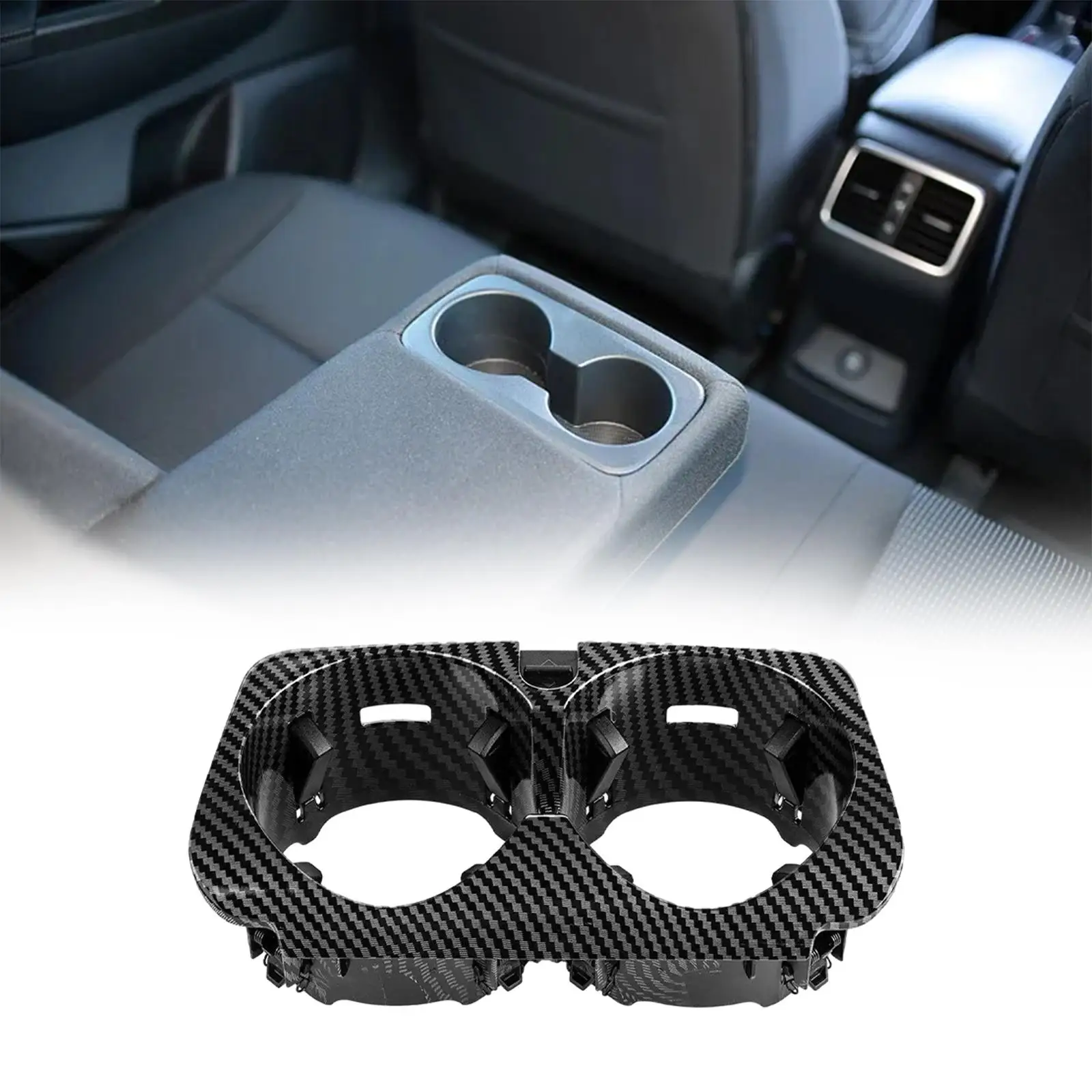 

Автомобильный подстаканник для центральной консоли, прочная пластиковая запасная часть для хранения напитков в автомобиле, подходит для использования на переднем сиденье