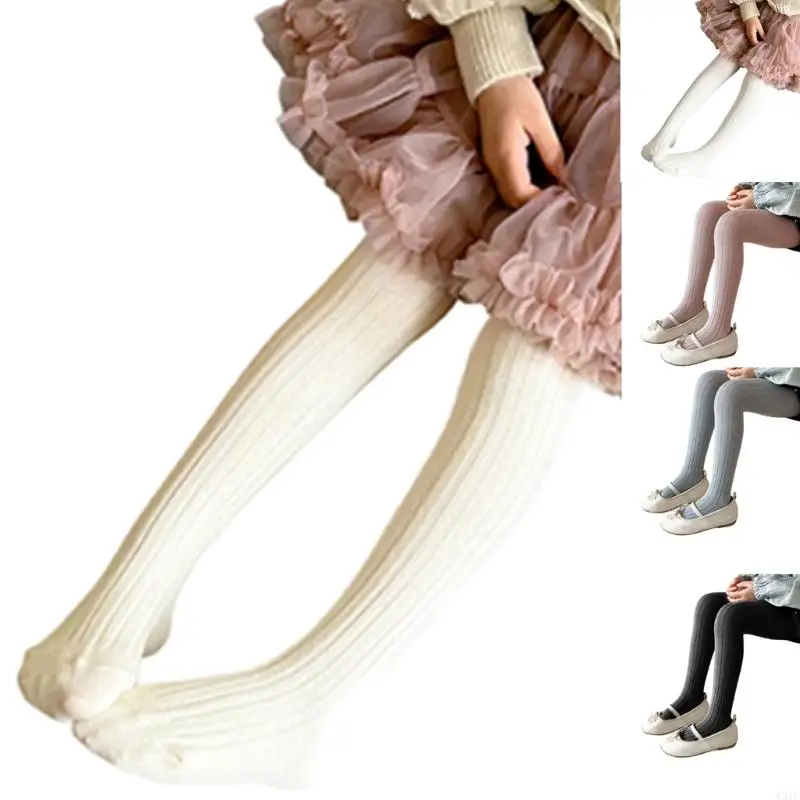

G2TC Girl Spring Stockings дышащие вязаные колготки детские носки модные длинные носки