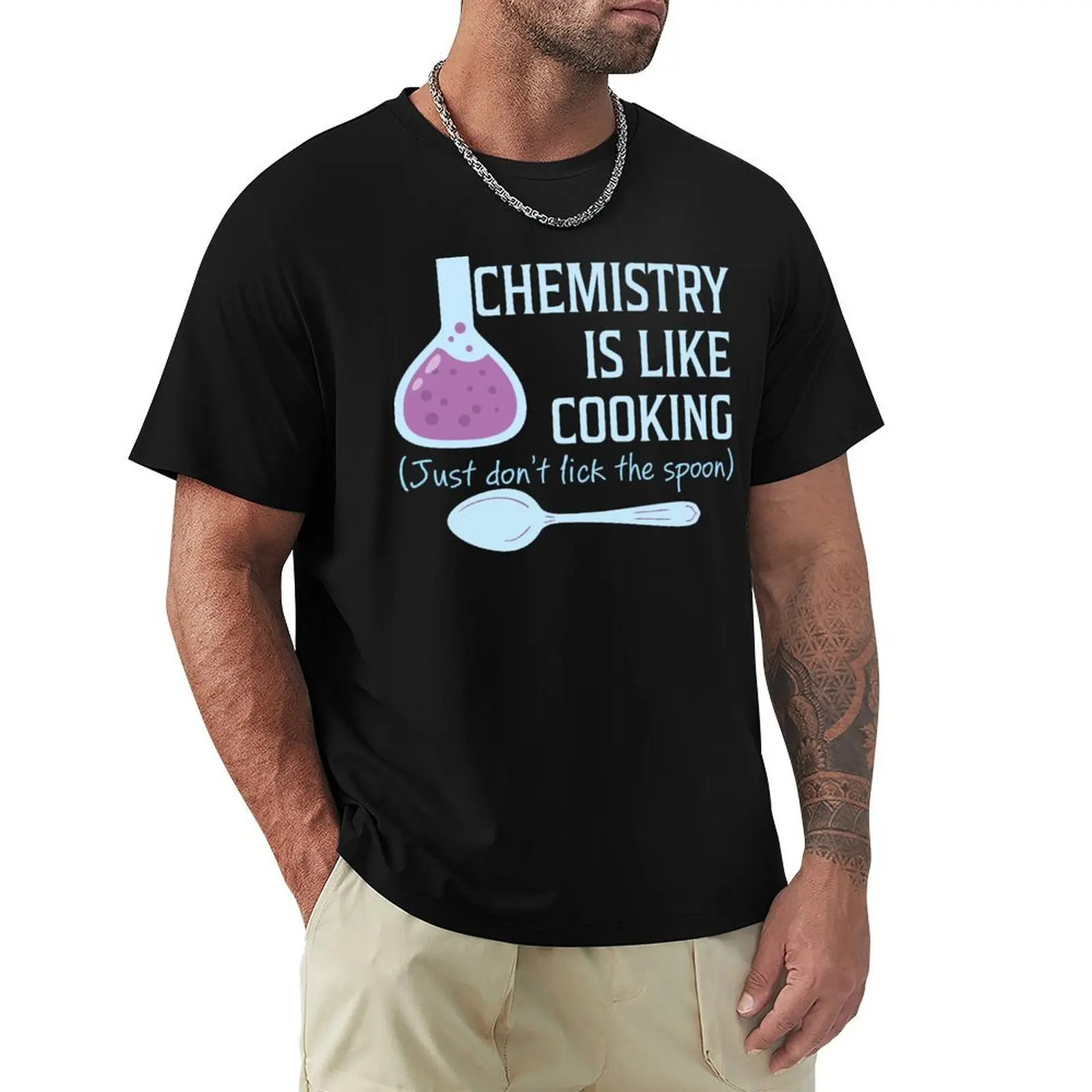 

Chemistry Is Like Cooking Funny T Shirt T-Shirt graphics anime clothes custom t-shirts mens t shirt
