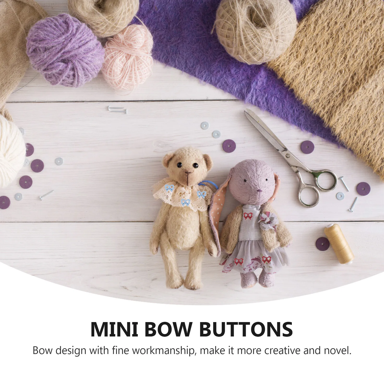 100 قطعة أزرار تصميم القوس سبيكة صغيرة الخياطة السحابات DIY بها بنفسك الملابس والاكسسوارات أزرار الزخرفية الأنيقة زر أنيق #2