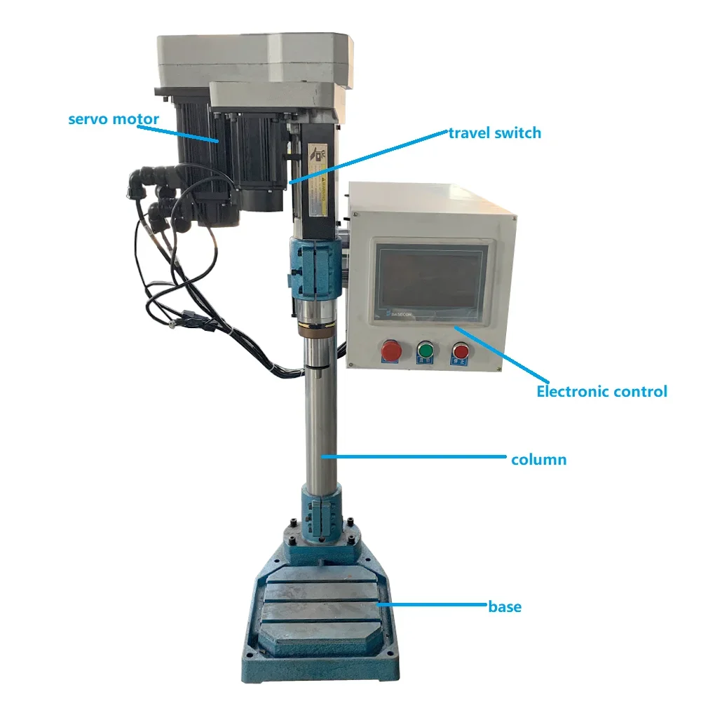 92 servo drilling and tapping machine small model drill machine