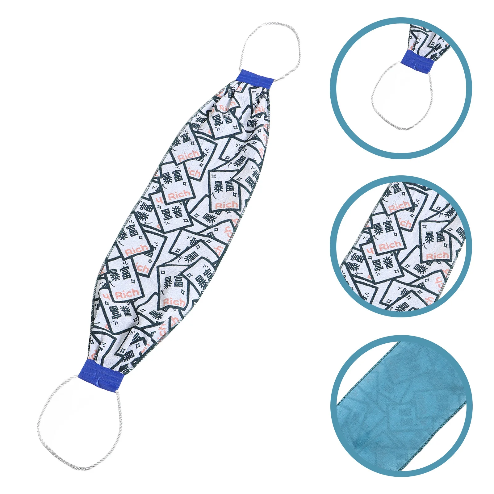 

Exfoliating Washcloth for Shower Machine Washable Back Scrubber Durable Long Lasting Large Coverage Bath Essential