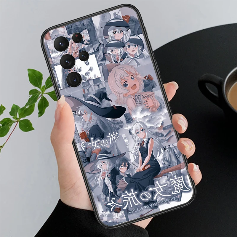 

Phone Case For Samsung A55 A16 A56 A36 A35 A15 A53 A54 A33 A34 A25 A05S A52 A52S A14 A26 A71 Wandering Witch Elaina Anime
