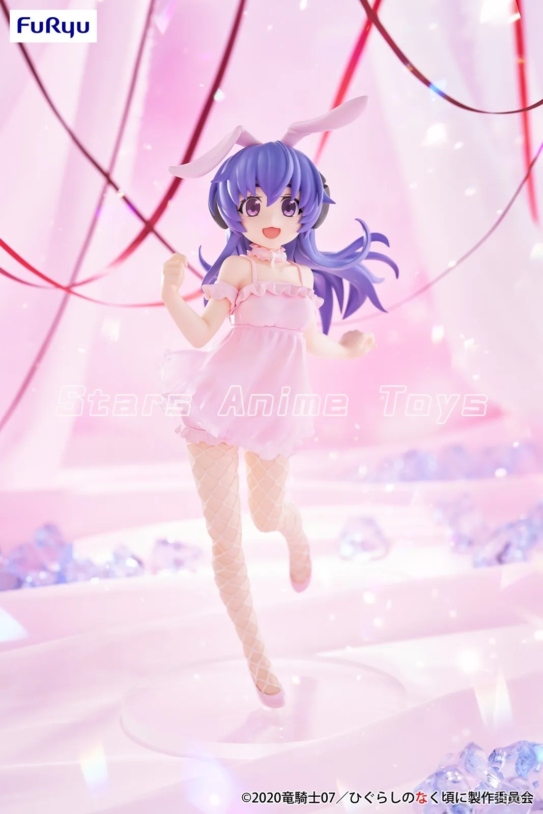 【Pré venda】 Original FuRyu BiCute Bunnies Figura Higurashi No Naku Koro Ni Sotsu Hanyuu Coleção Modelo Figura de animação Brinquedos