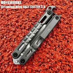 Moyeworks BALY CUTTER 3.0 Zirconium Alloy Multifunctional Outdoor Quick Release Structure EDC Paper Cutter