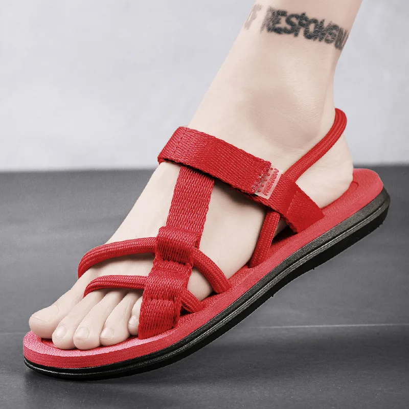 2023 Couples Flat Sandals Trendy Comfortable Anti-slip Men Summer Sandals Lightweight Women Outdoor Flips-flops Sandalias Hombre