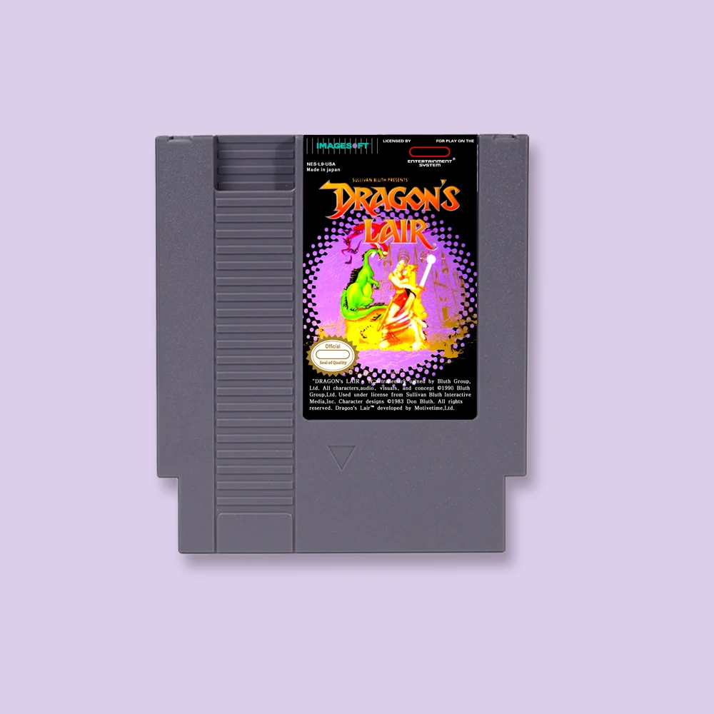 

For Dragon's Lair 72 pins Game Cartridge for 8bit NES Video Game Console