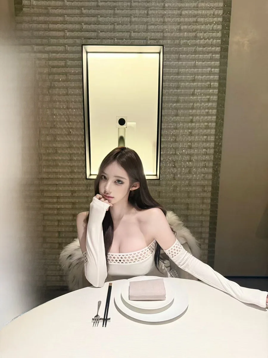 

Sexy Hollow out Crop Top Skirt Dr Sisterly Sle Ele ort Skirt Dr Hollow out Bustier Bodycon Cotton Polyester Blend