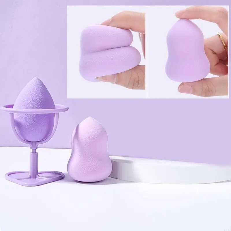 L8rd Make -up Mischschwämme Schönheit Schwamm mit Halter, Make -up Schwamm Set Geschenk