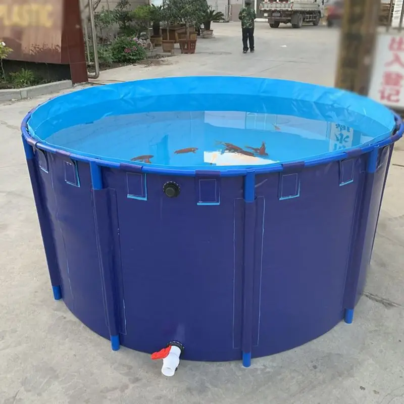 

Farming Factory Cheap Custom, Geomembrane System Foldable Pond Pvc Tarpaulin Fish Tanks With Size 4000 Liters/