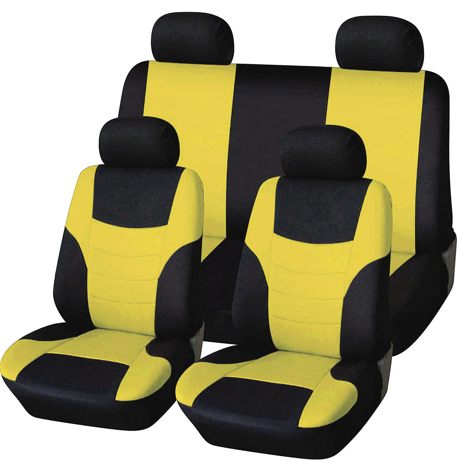Universal 7 Colors Car New 5 Seats Cover Auto Car Seat Covers Ployester Cushion Full Set Front Rear For Sedans Seat Covers AT MT