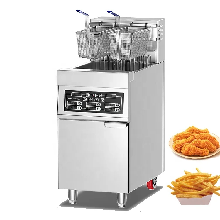 Commercial Gas Electric Deep Fat Fryer Machine for Fast Food Restaurant Kitchen Fried Chicken