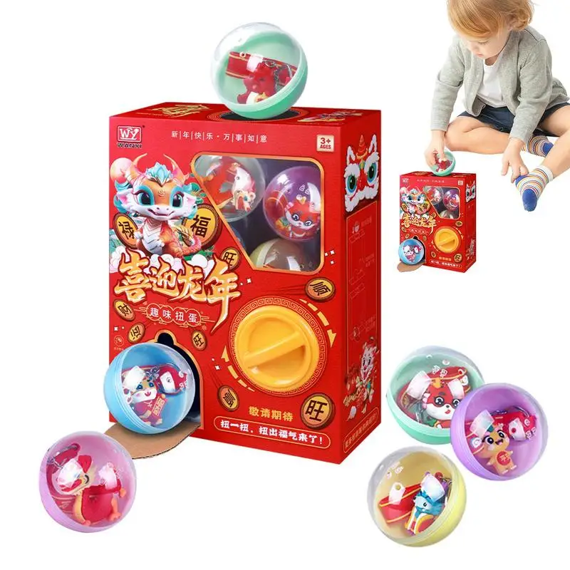 New Year Cartoon Gashapon Machine For Kid Interesting Interactive Puzzle Toys New Year Christmas Gift