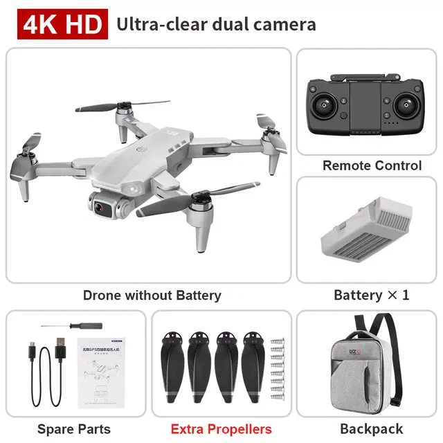 

L900PRO GPS Drone 4K Professional Dual HD Camera Aerial Photography Brushless Foldable Quadcopter RC Distance 1200M Gifts