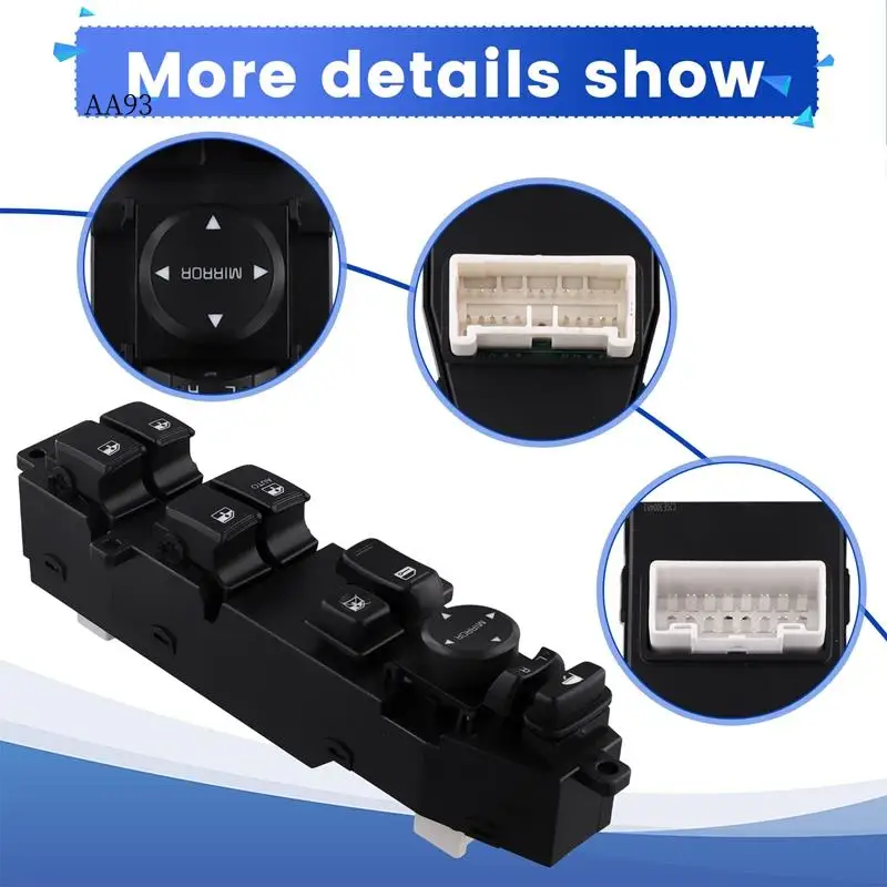 

AA-For Hyundai Veracruz 2007 -2012 Power Window Switch Driver Side Power Window Master Control Switch 93570-3J000WK