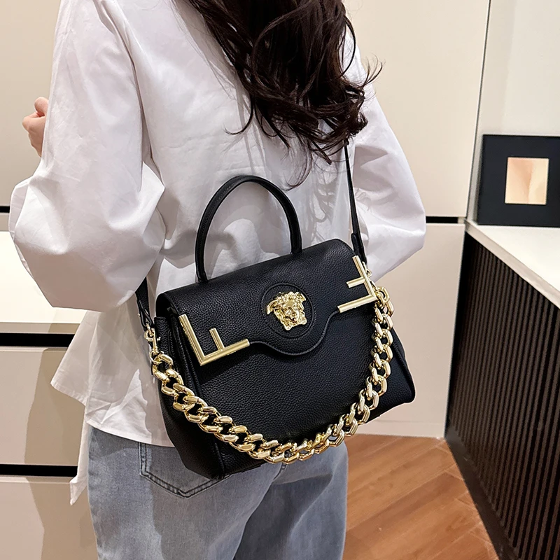 

Unique Leisure Business Casual Simple Solid Color Commuter Bag Messenger Purse Shopper Elegant Leather Classic