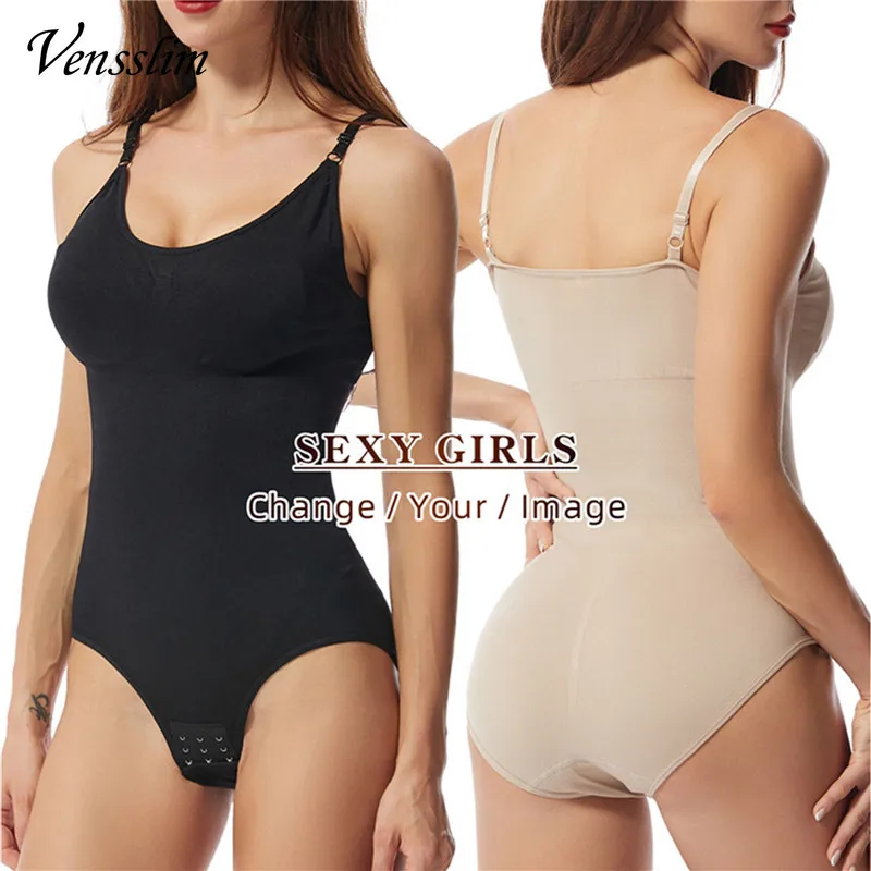 Tummy Control Waist Slimming One-piece Shapewear Sculpting Bodysuit for Women Full Body Shaper Push Up Panties with Hooks