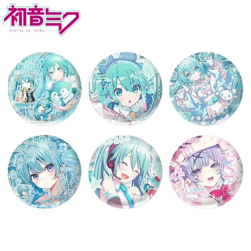 Nuevo Broche de Hatsune Miku, Lindo Broche de Personaje de Anime, Cantante Virtual, Accesorio para Mochila, Regalo para Amigos