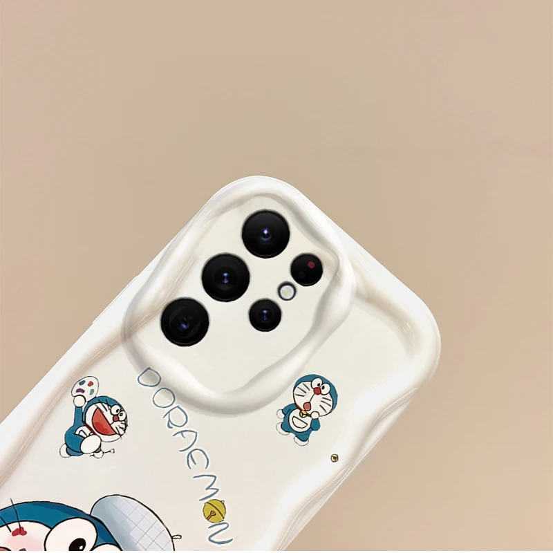 Etui na telefon Lovely Doraemon do Samsung Galaxy A35 A34 A33 A32 A31 A30 A24 A23 A22 A13 A12 A10S A04 M14 4G 5G Miękki pokrowiec antypoślizgowy