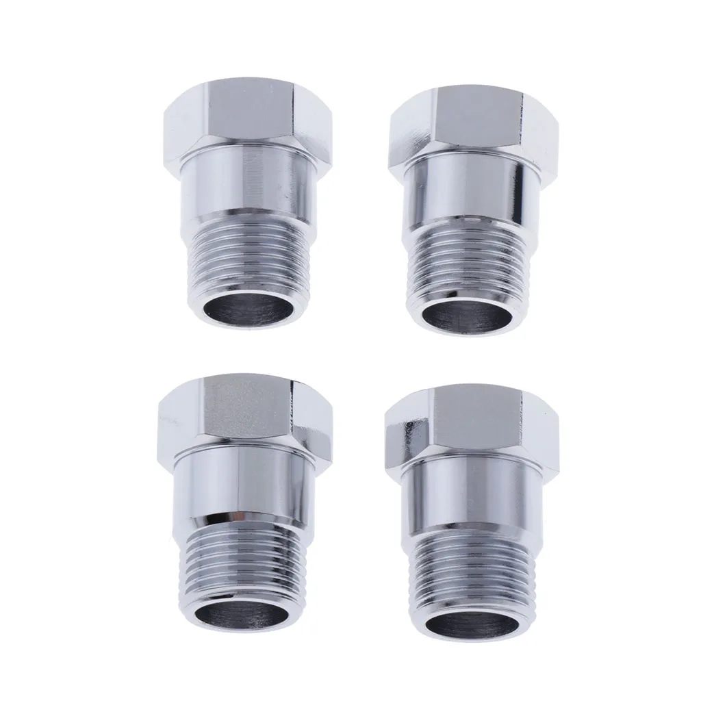 4PCS X1.5 O2 Sensor Test Pipe Extension Extender Spacer Adapter for Car